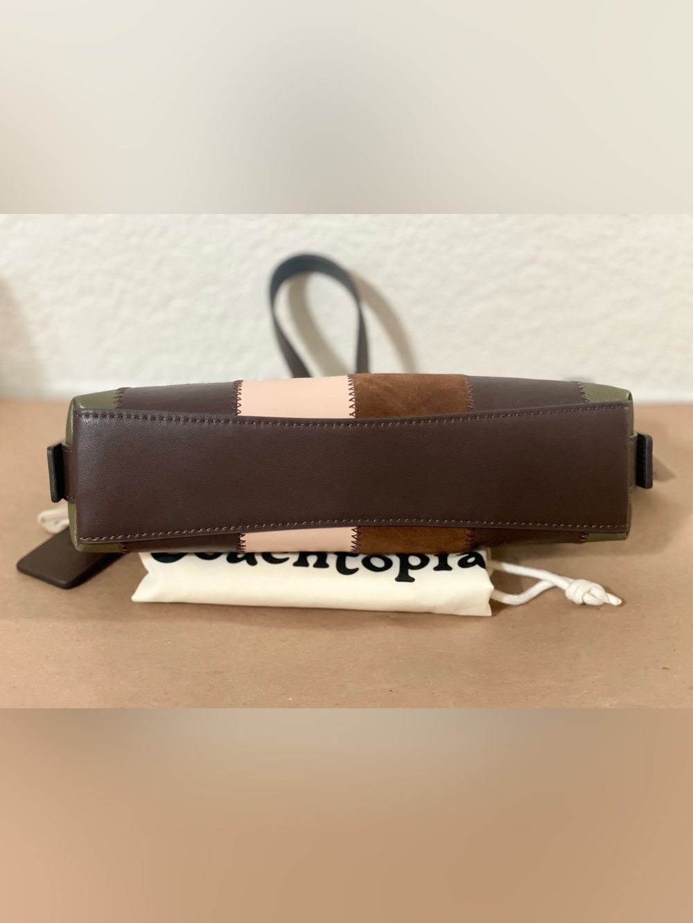 NWT Coach Coachtopia Alter/Ego Small Slouchy Shoulder Bag in Maple/Olive CFG00 - Picture 6 of 8